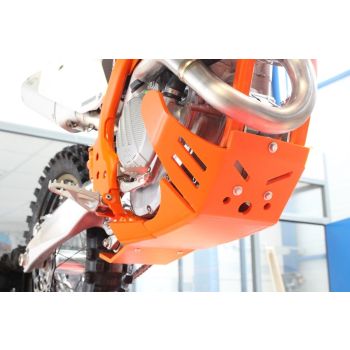 AXP Xtrem HDPE Skid Plate Orange KTM SXF250-SXF350-XCF250-XCF350 16-18
