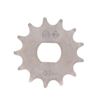 Starmoto Europe eesmine hammasratas 13 hammast 1/2x5.4 mudelitele Simson S51, S53, S70, SR50, SR80, KR51/2 Schwalbe