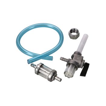 komplekt - kütusekraan koos veekoti, kütusevooliku ja filtriga Simson S50, S51, MZ ETZ, TS, ES jaoks
