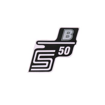 logo foolium / kleebis S50 B hõbedane Simson S50 jaoks