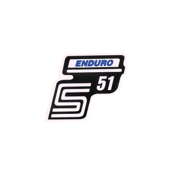 logo foolium / kleebis S51 Enduro sinine Simson S51 jaoks