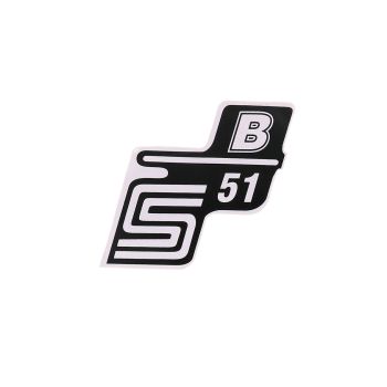 logo foolium / kleebis S51 B valge Simson S51 jaoks