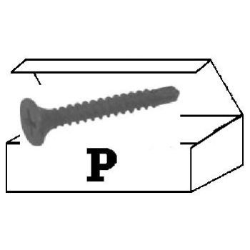 Kipsikruvi puur 3,5x45, tihe, 1000 tk