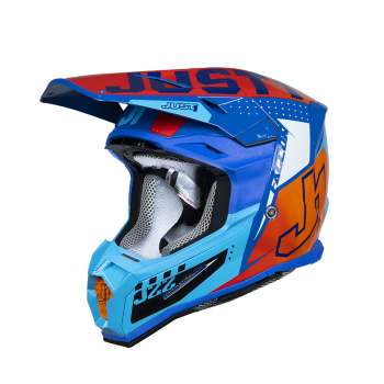 Just1 Helmet J-22 F Falcon Orange/Blue
