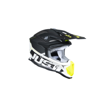 Just1 Helmet J-18 F Hexa Fluo Yellow/Black/White
