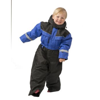 SnowPeople Safari kids overall blue/black