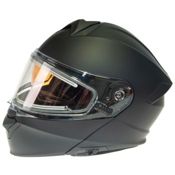 Timeless Flake Modular Snowmobile helmet, mattblack
