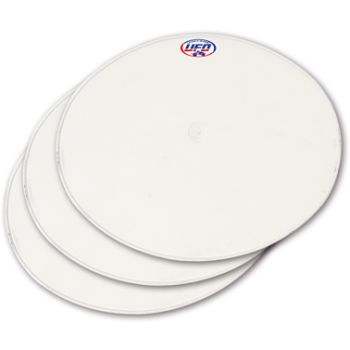 UFO Nummerpl?t veteran MX/Enduro 1970 3-pack vit