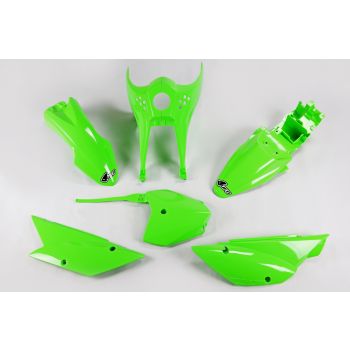 UFO Plastic kit 5-parts Green 026 KLX110 2010-