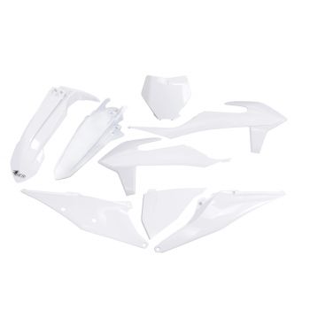 UFO Plastic kit 5-parts KTM SX/SXF125-450 19- White 042