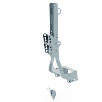 Plow lift adapter: ( tubular steel rack fitted ATV )