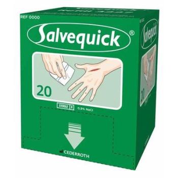 Haavapuhastuslapp salvequick, täitepakend