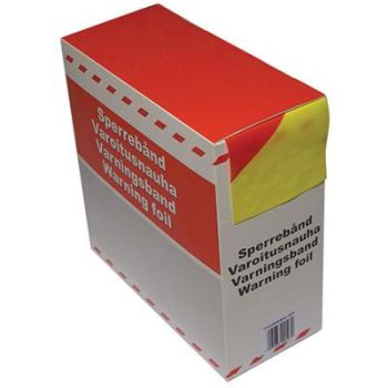 Hoiatuslint, 75mm x 250m, kollane