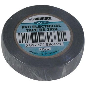 Elektriku teip, hall, laius 15mm, 10m rullil