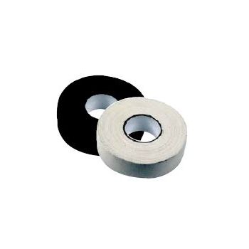 Kangasteip, laius 25mm, rullil 25m, must