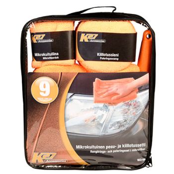 Puhastusvahendite komplekt 9-osaline k27
