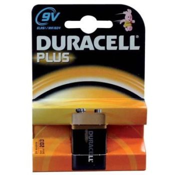 Patarei, duracell plus, 6lr61, 9v