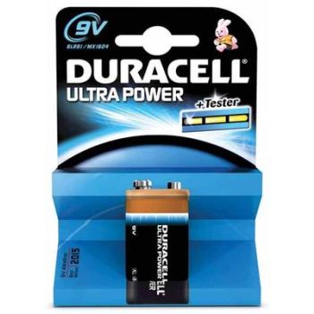 Patarei, duracell ultra power, 9v, 1tk