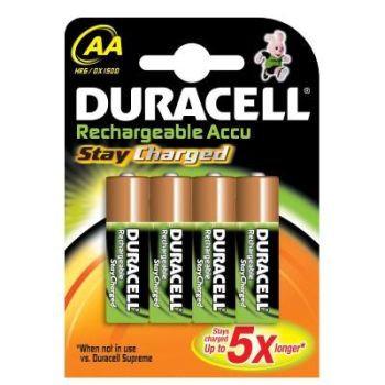 Aku, duracell, aa, 4tk, 2000mah