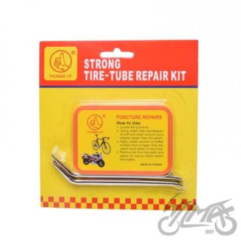 Rehvi ja sisekummi remontkomplekt, koos Rehvieemaldus tööriistaga