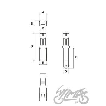 Klemm, isase pistikuga 2,0 mm