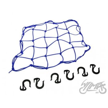 Transport võrk, plastik konksudega, sinine