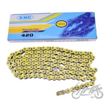 Ketiülekanne KMC 138 lüli 420 kollane