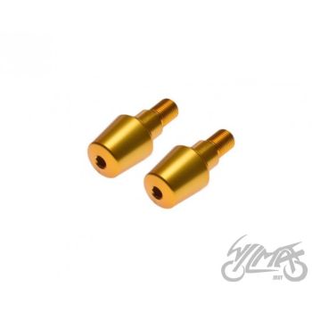 Leistangi raskused/otsa korgid - kuldsed, Yamaha m16x1.5