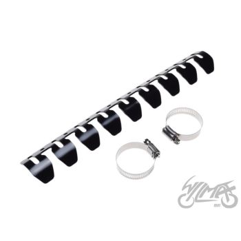 Leegitoru kaitse kuumakindel - universaalne, must