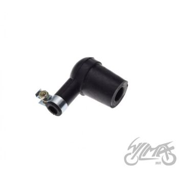 Süüteküünla piip 90°,must ,kummist