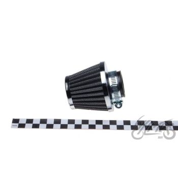 Õhufilter koonus, kroom - kinnitus diam. 54mm