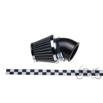 Õhufilter koonus 45 kraadi, kroomitud, karb diam. 35mm