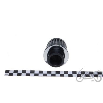 Õhufilter koonus, kroomitud, karb diam. 28 mm