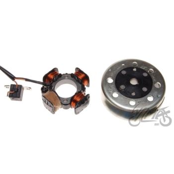 Süüte komplekt (magneeto+mähis), 4 pooli, 3 juhet