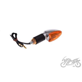 Suunatuli ovaalne, esimene vasak, kroomitud, 12V 23W, M8 x 1,25mm