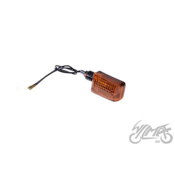 Suunatuli M8, 12V 23W, oranž klaas, Carbon-look