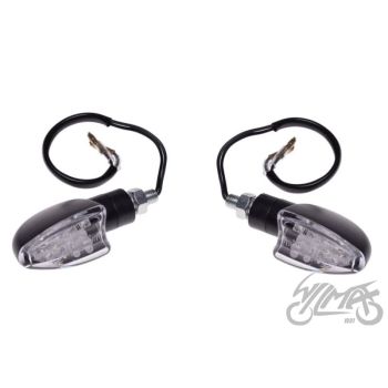 Suunatuled M8 x 1.25, 12V 1W, ovaalne, valge klaas