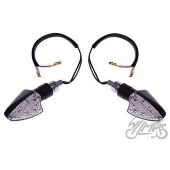 Suunatuled LED, M8 x 1.25, 12V 1W, valge klaas