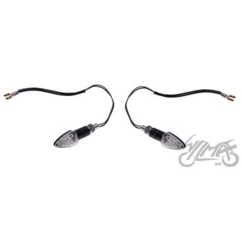 Suunatuled LED, M8 x 1.25, 12V 1W, valge klaas