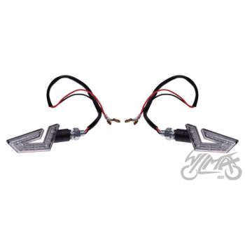 Suunatuled LED, M8 x 1.25, 12V 1W, valge klaas