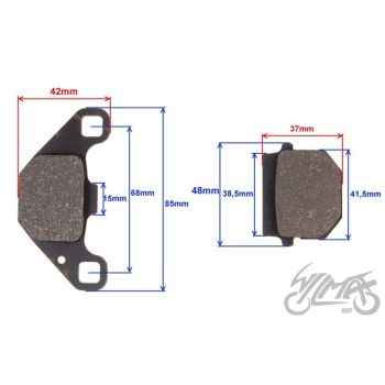 Piduriklotsid (paar) FA83