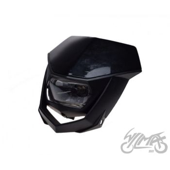 Esiplastik tulega H4 12V 35/35W, must