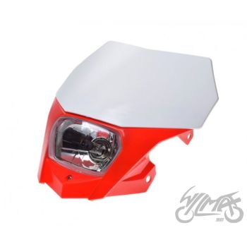 Esiplastik tulega H4 12V 35/35W, punane/valge