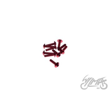 Polt, alumiinium, punane 5x20, 10tk pakis