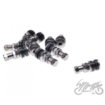 Ventiil sirge - 10tk komplektis, hõbe