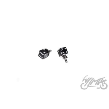 Polt numbrimärgi alusele - täring, must