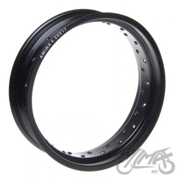 Velje võru 17"x4,25 36 kodarat, alumiinium must