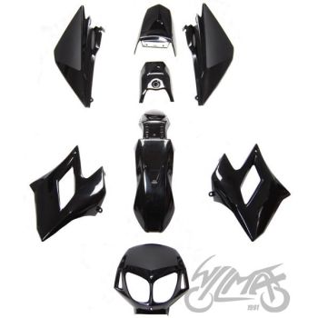 Plastikute komplekt DERBI SENDA XTREME SM50, must