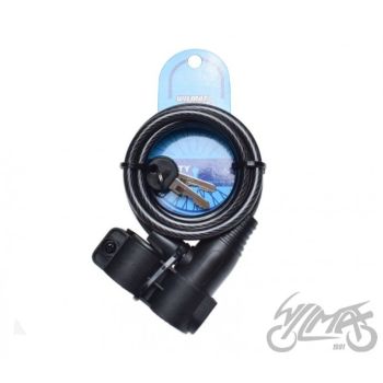 Jalgratta trosslukk 8 x 1500 mm, must