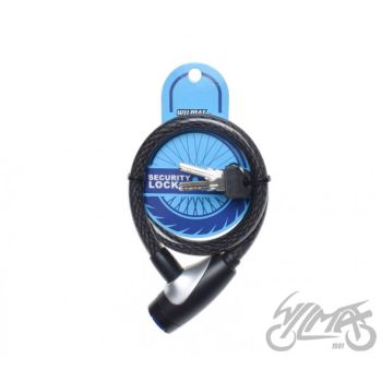 Jalgratta trosslukk 10 x 650 mm,  must